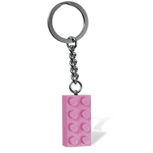 Pink Brick Key Chain